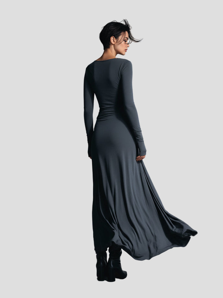 MARIA | Elegancka sukienka z elastycznej tkaniny z efektem modelującym