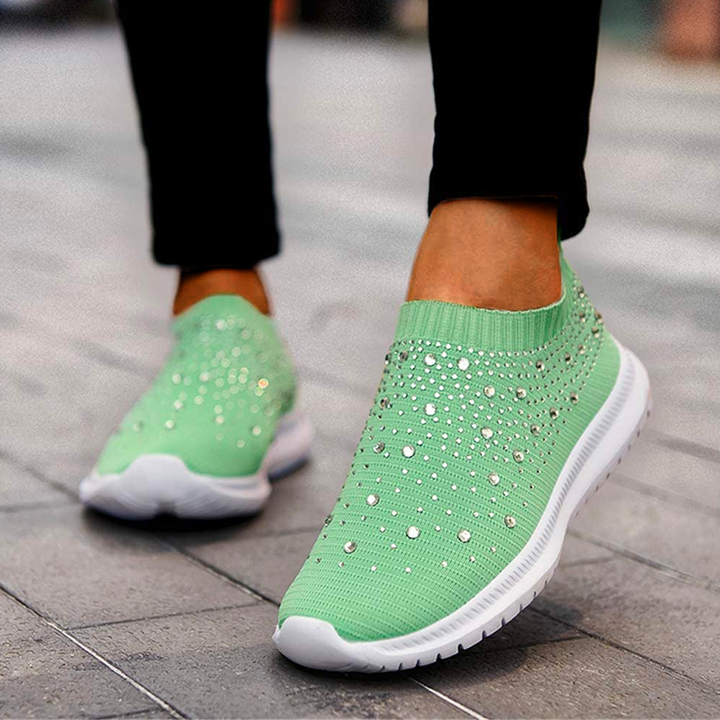 Zenobia | Lekkie sneakersy z elastyczną cholewką