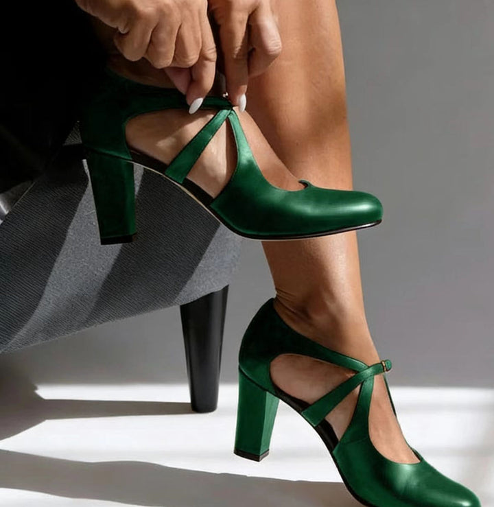 Camille | Elegant Leather Heels