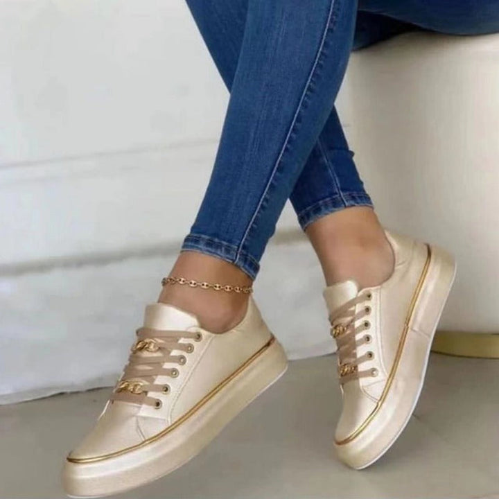 Sandra | Sneakersy na stabilnej platformie
