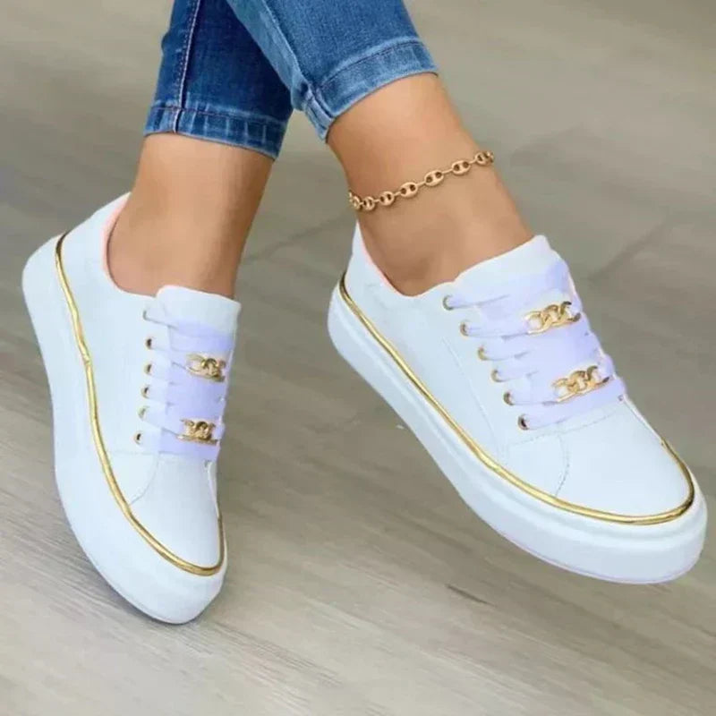 Sandra | Sneakersy na stabilnej platformie