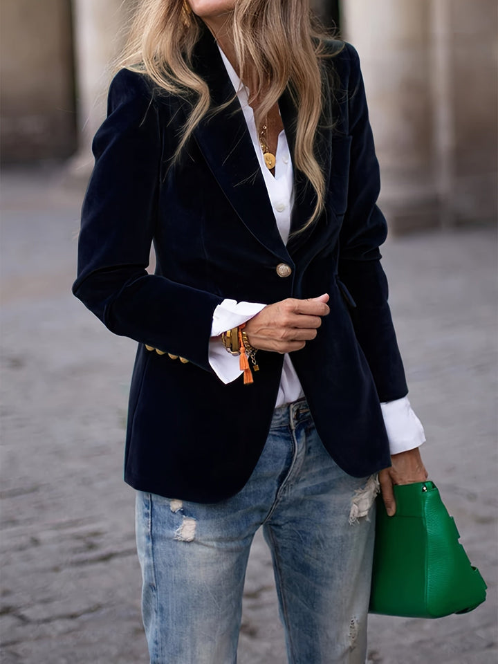 Elena | Velvet Blazer – Confidence, Comfort & Timeless Class