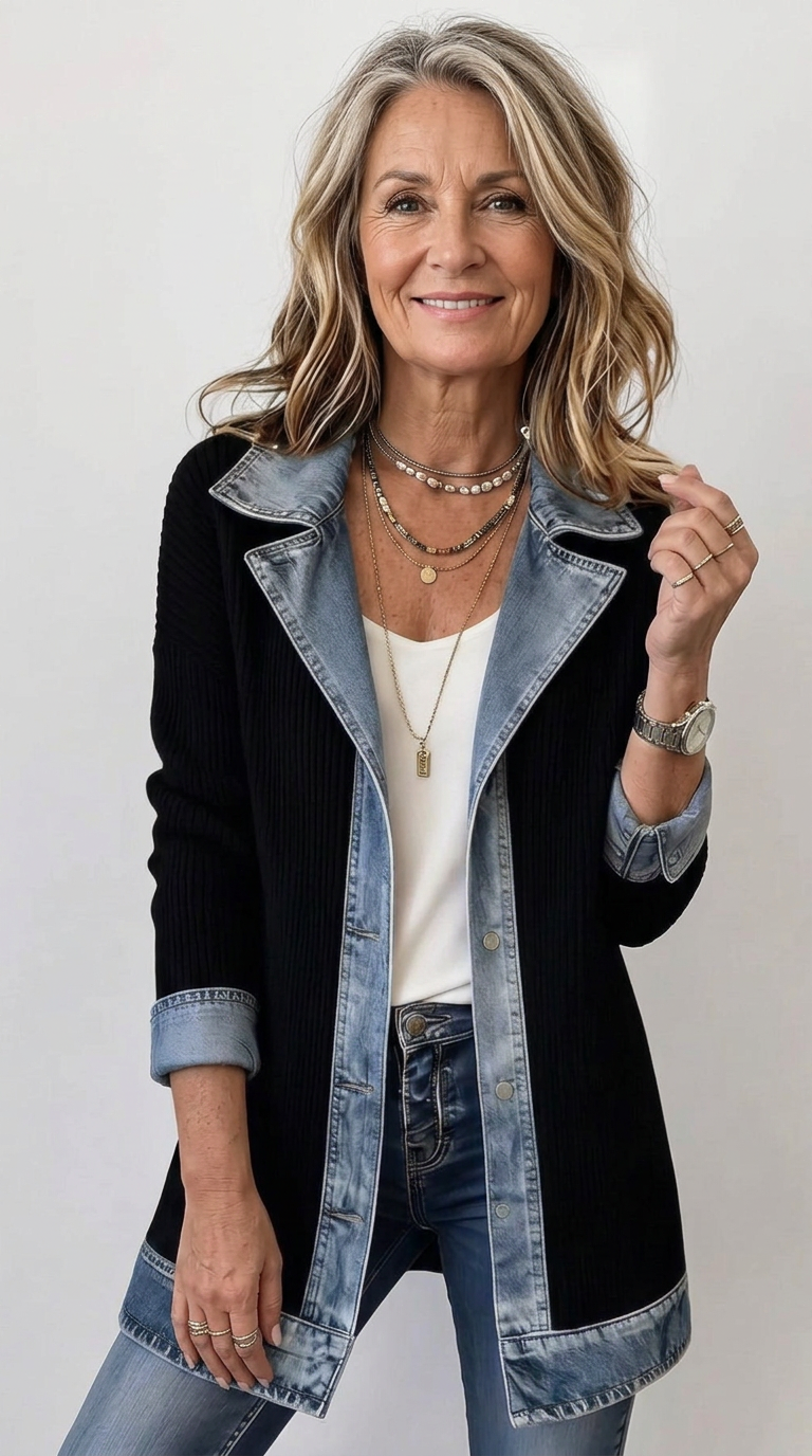 MARGARET | Mixed Jacket