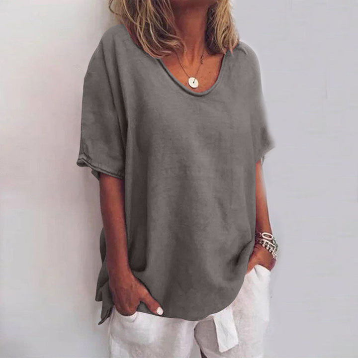 Irene | Soft Drape Everyday Top – Confidence Without Compromise