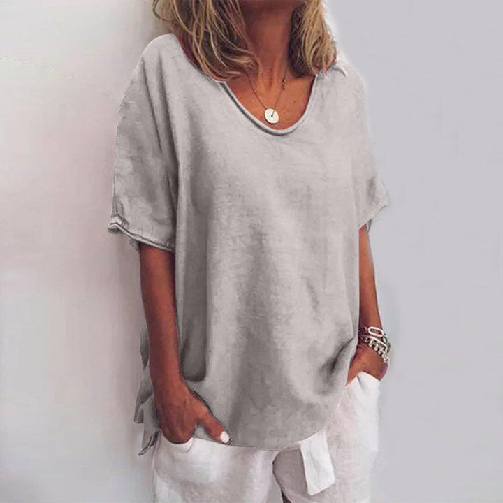 Irene | Soft Drape Everyday Top – Confidence Without Compromise