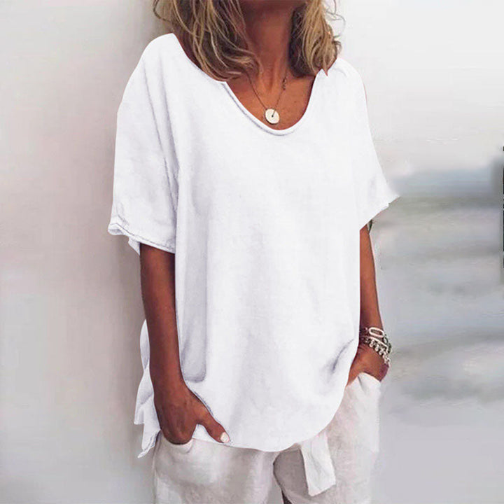 Irene | Soft Drape Everyday Top – Confidence Without Compromise