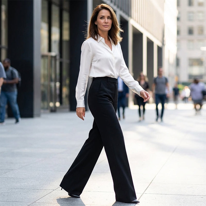 High-Waisted Pants That Enhance Your Silhouette