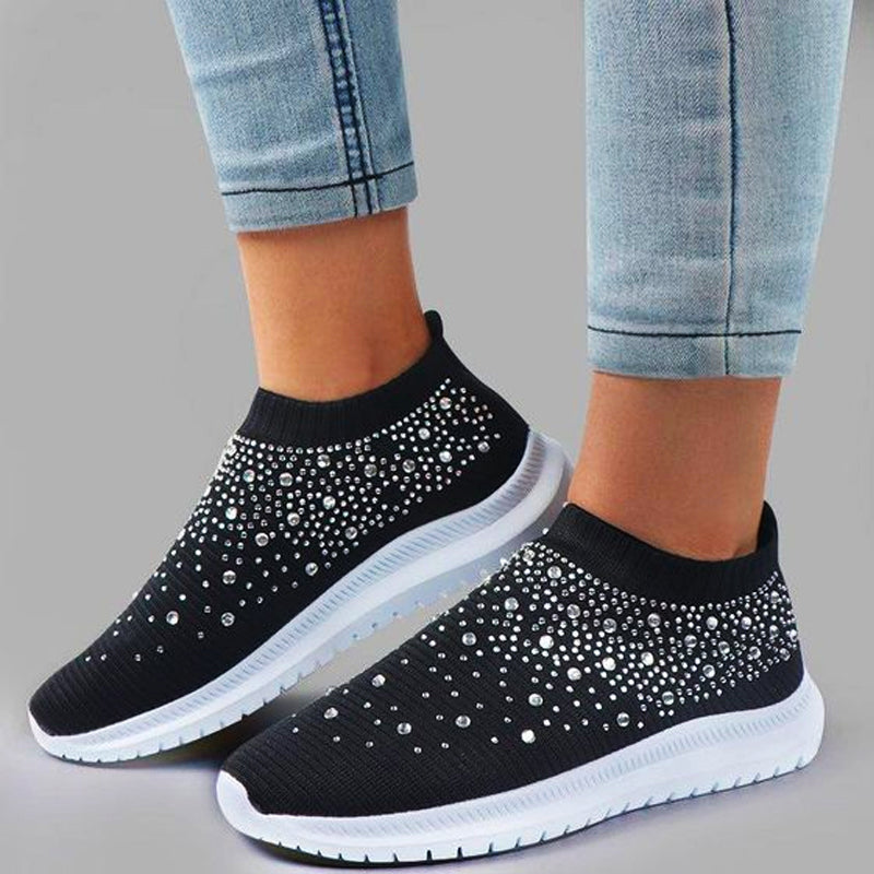 Zenobia | Lekkie sneakersy z elastyczną cholewką