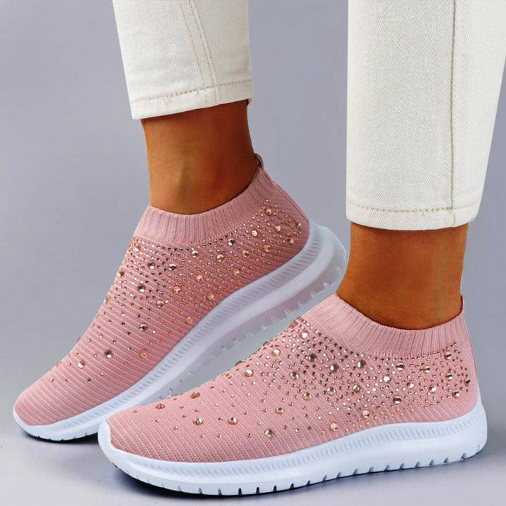 Zenobia | Lekkie sneakersy z elastyczną cholewką